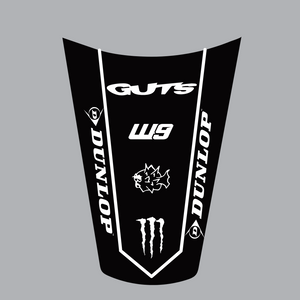 E RIDE PRO rear fender sticker
