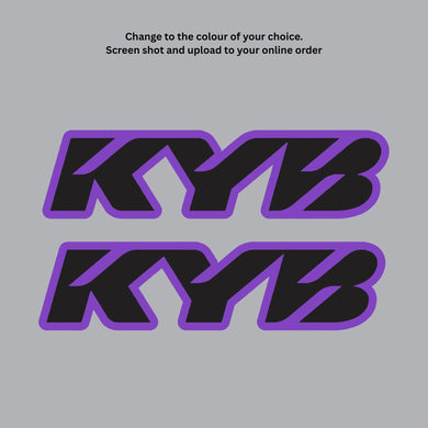 Fork guard sticker set - KYB